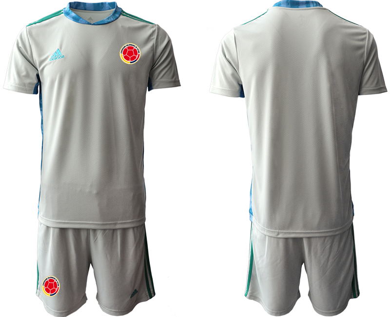 Men 2020-2021 Season National team Colombia goalkeeper grey Soccer Jersey->colombia jersey->Soccer Country Jersey
